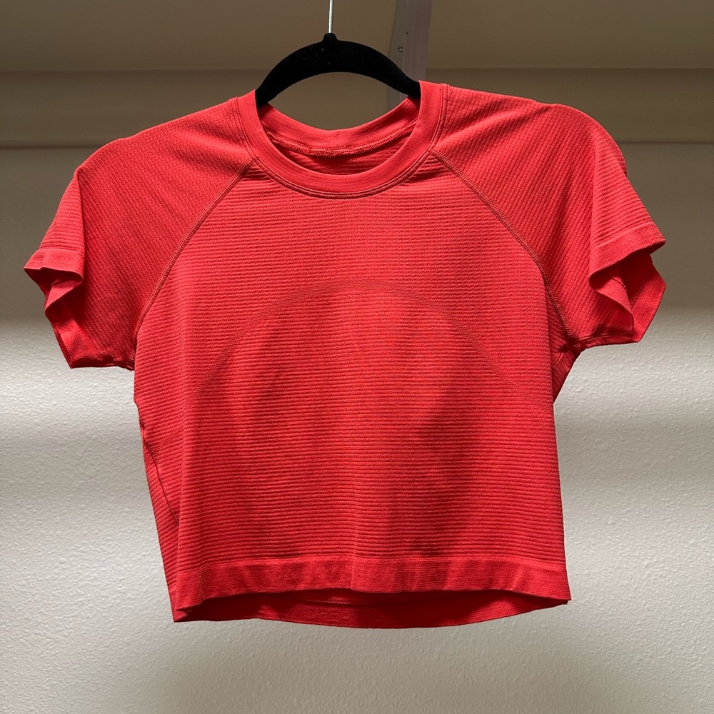 Lululemon Swiftly Tech Short Sleeve Crop